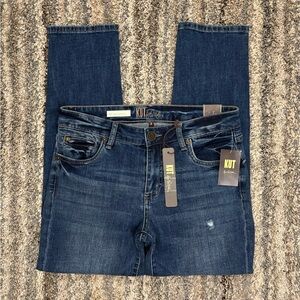 KUT From The Kloth Katy Ankle Straight Leg Jeans Sz 2 NWT | KUT Straight Leg -